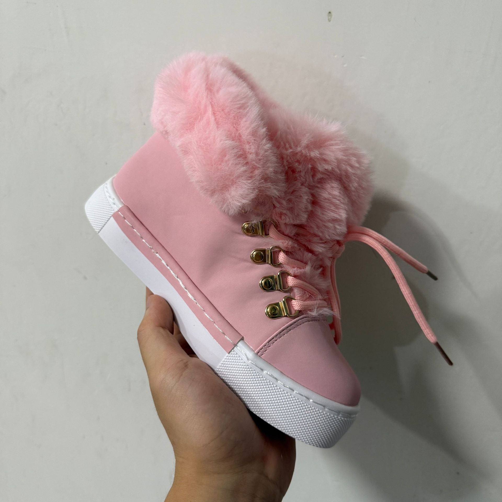 Women's Autumn/Winter Lace-Up Platform Round-Toe Casual Boots