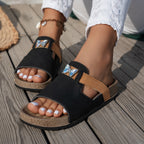 Women's Autumn Outdoor Casual Color-Block Slip-On Shoes